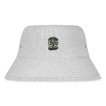 Bonsai Anbauen Kleiner Japanischer Bonsaibaum - Stanley/Stella recycelter Bucket Hat - Grau meliert - Vorne