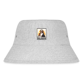 Sexy Nonne trinkt Alkohol Lustiger Spruch - Stanley/Stella recycelter Bucket Hat - Grau meliert - Vorne