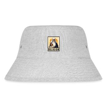 Sexy Nun Drinks Alcohol Funny Saying - Stanley/Stella Recycled Bucket Hat - heather grey - Front