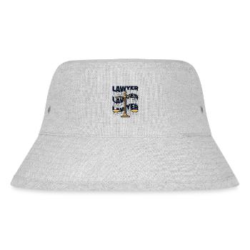 Lawyer Legal Counsel Attorney General Law - Stanley/Stella Recycled Bucket Hat - heather grey - Front