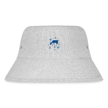 Deer - Forest, Nature, Animal Welfare - Stanley/Stella Recycled Bucket Hat - heather grey - Front