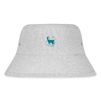 Deer - Forest, Nature, Animal Welfare - Stanley/Stella Recycled Bucket Hat - heather grey - Front