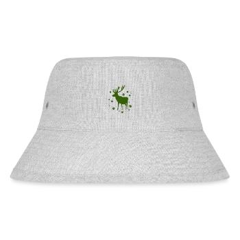 Deer - Forest, Nature, Animal Welfare - Stanley/Stella Recycled Bucket Hat - heather grey - Front