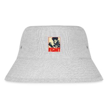 Poster: Martial-Arts Manga Anime Kampf - Stanley/Stella recycelter Bucket Hat - Grau meliert - Vorne