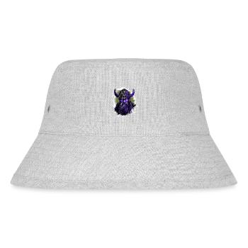 Viking Head Valhalla Warrior Colorful - Stanley/Stella Recycled Bucket Hat - heather grey - Front