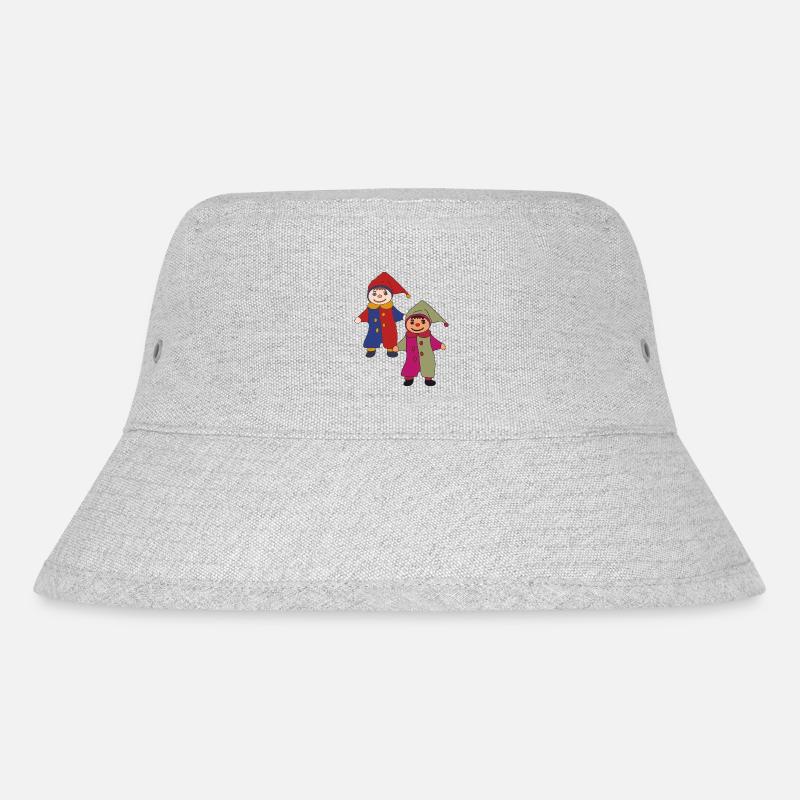 kasper 2fach - Stanley/Stella recycelter Bucket Hat - Grau meliert