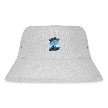 Fallschirmspringen Parachute Skydiving Paraglider - Stanley/Stella recycelter Bucket Hat - Grau meliert - Vorne