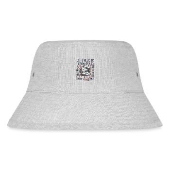 All I Need Is This Penguin Königspinguin Seevogel - Stanley/Stella recycelter Bucket Hat - Grau meliert - Vorne