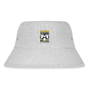 Penguins Are The Source Of My Happiness Seabird - Stanley/Stella Recycled Bucket Hat - heather grey - Front