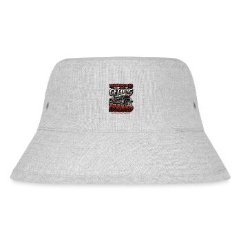 Trainspotting Zug Liebhaber Züge - Stanley/Stella recycelter Bucket Hat - Grau meliert - Vorne