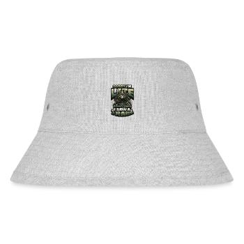 Trainspotting Zug Liebhaber Züge - Stanley/Stella recycelter Bucket Hat - Grau meliert - Vorne