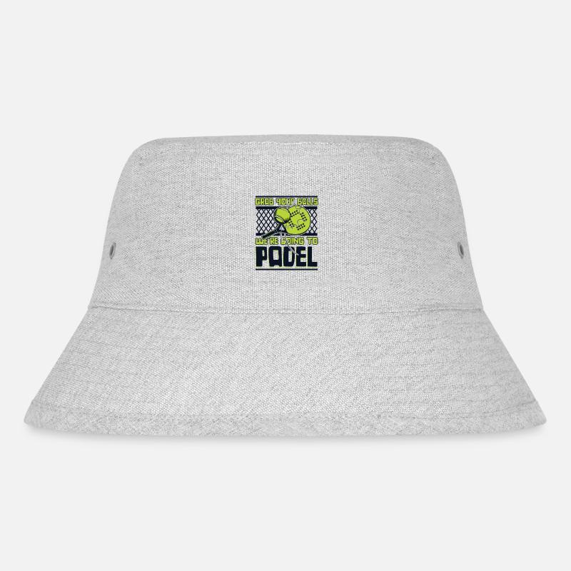 Grab Your Balls We're Going To Padel Paddle - Stanley/Stella recycelter Bucket Hat - Grau meliert