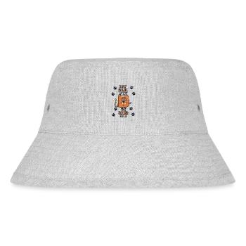 My Cat Was Sitting On Me Kätzchen Hauskatze - Stanley/Stella recycelter Bucket Hat - Grau meliert - Vorne