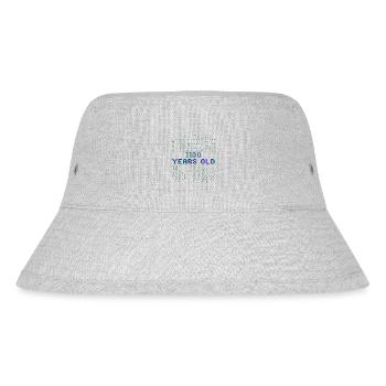 12th Birthday 12 Years Old Binary Code Computer Science - Stanley/Stella Recycled Bucket Hat - heather grey - Front