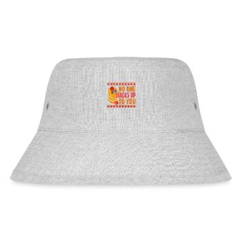 Pancake Lover Kids Valentines Day - Stanley/Stella recycelter Bucket Hat - Grau meliert - Vorne