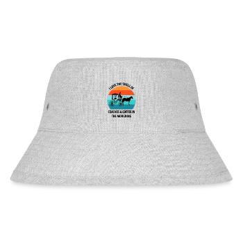 Coachman Carriage Horse-drawn carriage Coffee - Stanley/Stella Recycled Bucket Hat - heather grey - Front