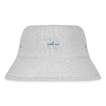2nd Birthday 2 Years Old Binary Code Computer Science - Stanley/Stella Recycled Bucket Hat - heather grey - Front