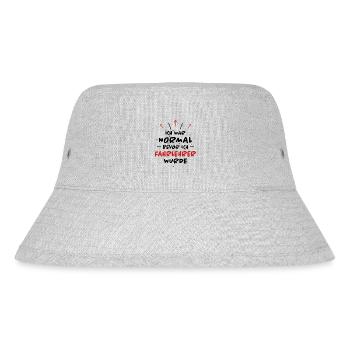 Fahrlehrer Spruch Lustige Fahrschullehrer Geschenk - Stanley/Stella recycelter Bucket Hat - Grau meliert - Vorne