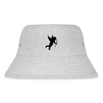 Amor - Stanley/Stella recycelter Bucket Hat - Grau meliert - Vorne