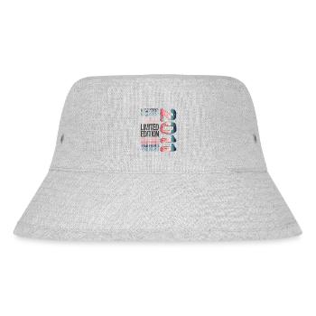 Limited Edition seit 2011 Geburtstag Vintage 2011 - Stanley/Stella recycelter Bucket Hat - Grau meliert - Vorne