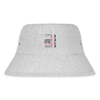 Limited Edition seit 2012 Geburtstag Vintage 2012 - Stanley/Stella recycelter Bucket Hat - Grau meliert - Vorne