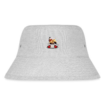 Coffee Break Fish Caffeine Refreshment Fantasy - Stanley/Stella Recycled Bucket Hat - heather grey - Front