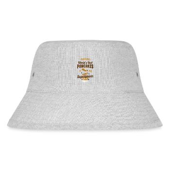 Pancake Lover Kids Making World's - Stanley/Stella Recycled Bucket Hat - heather grey - Front