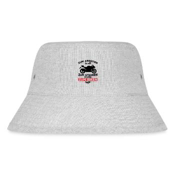 In top shape for biking - Stanley/Stella Recycled Bucket Hat - heather grey - Front