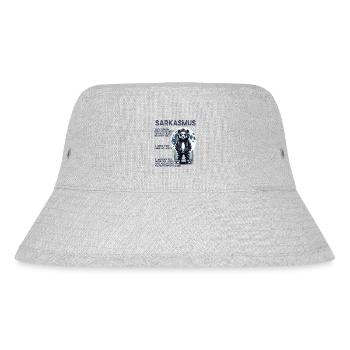 I hate people morning grouch in the office funny - Stanley/Stella Recycled Bucket Hat - heather grey - Front