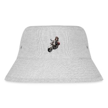 Logo moto / Moto / Deux-roues / Véhicule / Moteurs - Bob recyclé Stanley/Stella - gris chiné - Devant