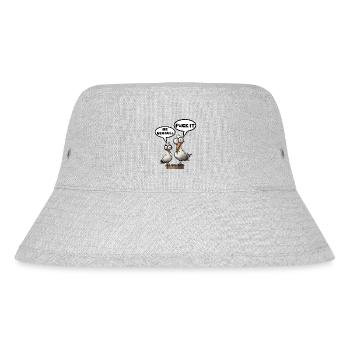 Be Seagull Fuck it Saying T-Shirt - Stanley/Stella Recycled Bucket Hat - heather grey - Front