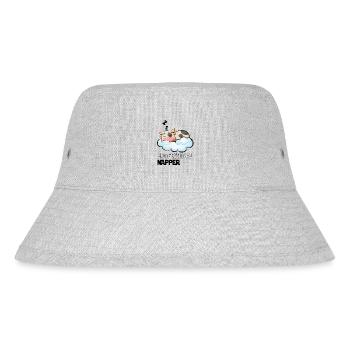 Professinonal Napper Cow Sleeping Late Riser - Stanley/Stella Recycled Bucket Hat - heather grey - Front