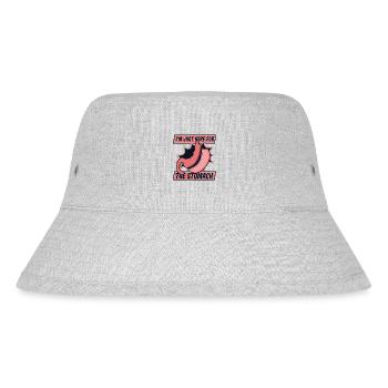 I'm Just Here For The Stomach Gastric Bypass - Stanley/Stella Recycled Bucket Hat - heather grey - Front
