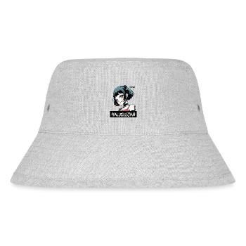 Hallelujah for the goth Anime Girl - Stanley/Stella recycelter Bucket Hat - Grau meliert - Vorne