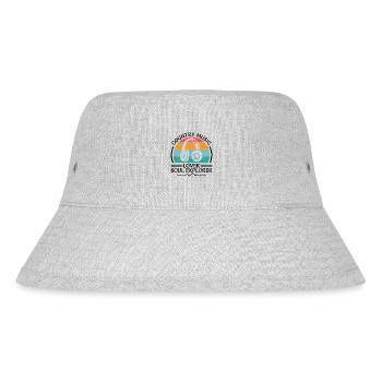 County Music Vintage Music Lover Western Country C - Stanley/Stella recycelter Bucket Hat - Grau meliert - Vorne