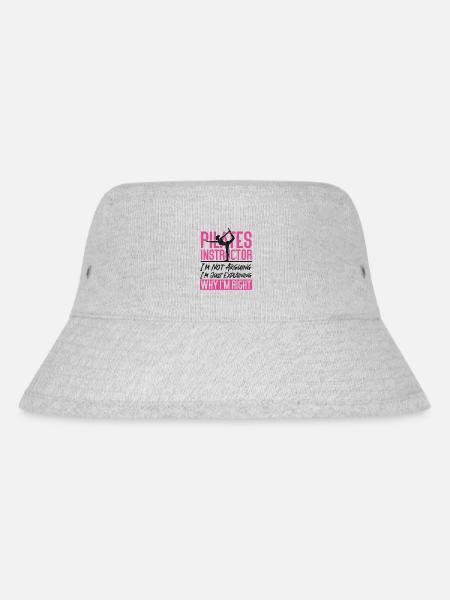 Pilates Instructor Teacher Pilates - Stanley/Stella recycelter Bucket Hat - Grau meliert