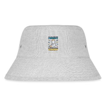 I'll Tell You How I Broke It Broken Bone Bone - Stanley/Stella Recycled Bucket Hat - heather grey - Front