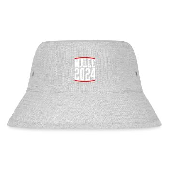 Malle 2024 Mallorca - Stanley/Stella recycelter Bucket Hat - Grau meliert - Vorne