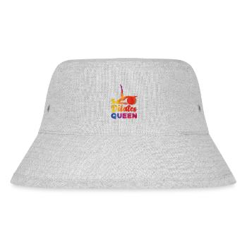 Pilates Instructor Teacher Queen - Stanley/Stella recycelter Bucket Hat - Grau meliert - Vorne