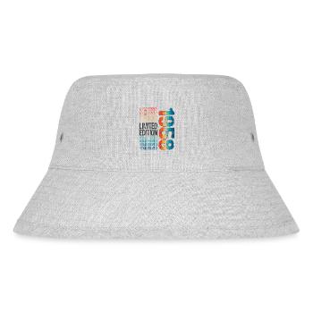 Limited Edition Since 1958 Birthday Vintage 1958 - Stanley/Stella Recycled Bucket Hat - heather grey - Front