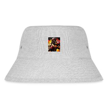 Spartaner Boxer Kämpfer Gladiator Boxing - Stanley/Stella recycelter Bucket Hat - Grau meliert - Vorne