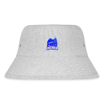 Zagreb Kroatien hrvatska hrv hrv travel tourist croat - Stanley/Stella recycelter Bucket Hat - Grau meliert - Vorne