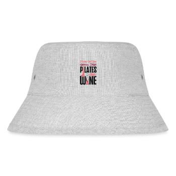 Pilates Instructor Teacher Wine If - Stanley/Stella recycelter Bucket Hat - Grau meliert - Vorne