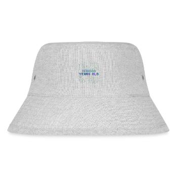 80th Birthday 80 Years Old Binary Code Computer Science - Stanley/Stella Recycled Bucket Hat - heather grey - Front