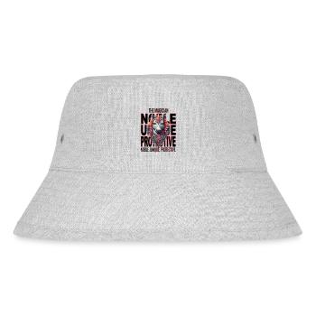 Unicorn The Magician - Stanley/Stella recycelter Bucket Hat - Grau meliert - Vorne