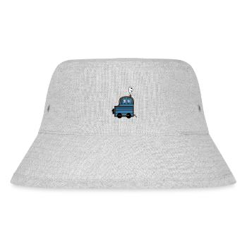 Train Train Locomotive Travel Vacation - Stanley/Stella Recycled Bucket Hat - heather grey - Front