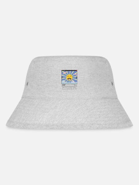 Wahre Emotionen: Spaß - Stanley/Stella recycelter Bucket Hat - Grau meliert