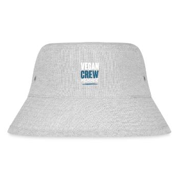 Vegan crew - Stanley/Stella Recycled Bucket Hat - heather grey - Front