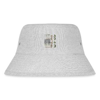 Limited Edition seit 1942 Geburtstag Vintage 1942 - Stanley/Stella recycelter Bucket Hat - Grau meliert - Vorne