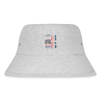 Limited Edition seit 1942 Geburtstag Vintage 1942 - Stanley/Stella recycelter Bucket Hat - Grau meliert - Vorne